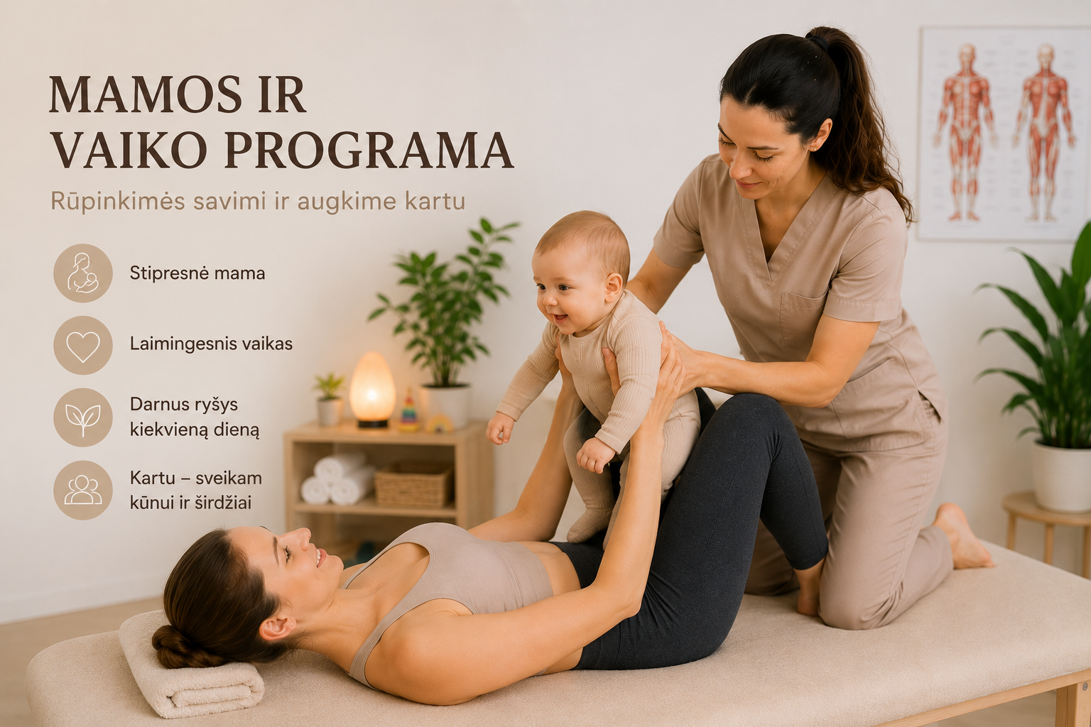 Mamos ir vaiko programa - ostemeda